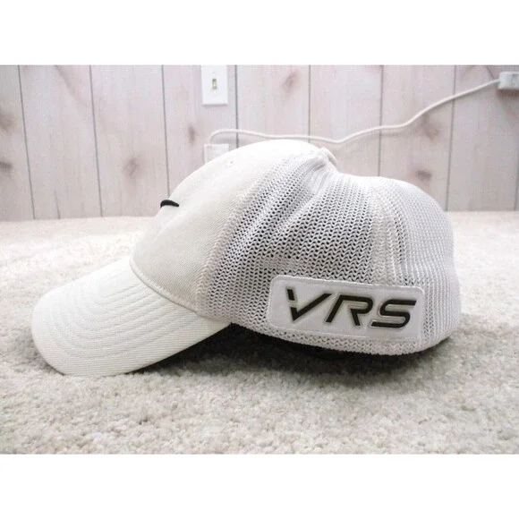 Nike Hat Cap Fitted One Size White Black Swoosh Athletic RZN VRS Vapor Golf Men* - Picture 5 of 10
